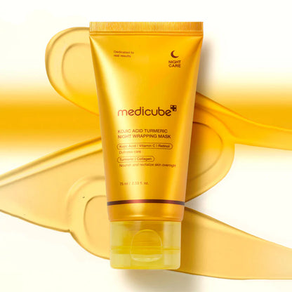Medicube Kojic Acid Turmeric Night Wrapping Mask – Brightening Overnight Peel-Off Mask