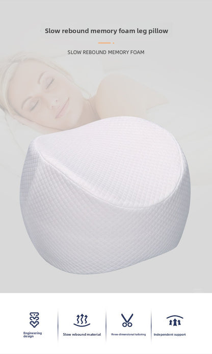 Memory Foam Leg Support Pillow – Ergonomic Side Sleep Cushion (Multiple Shapes & Colors)
