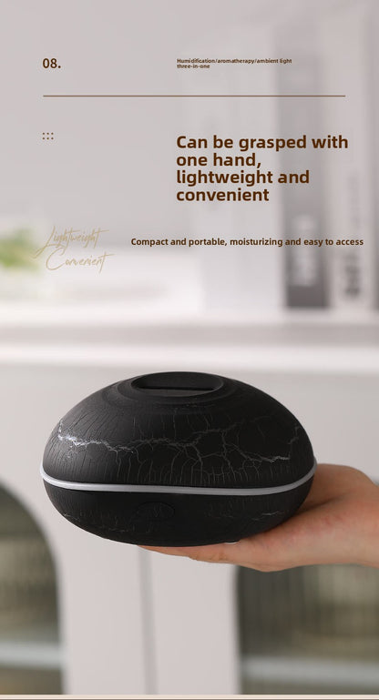 Aroma Diffuser – Simulated Flame Ultrasonic Humidifier (200 ml)