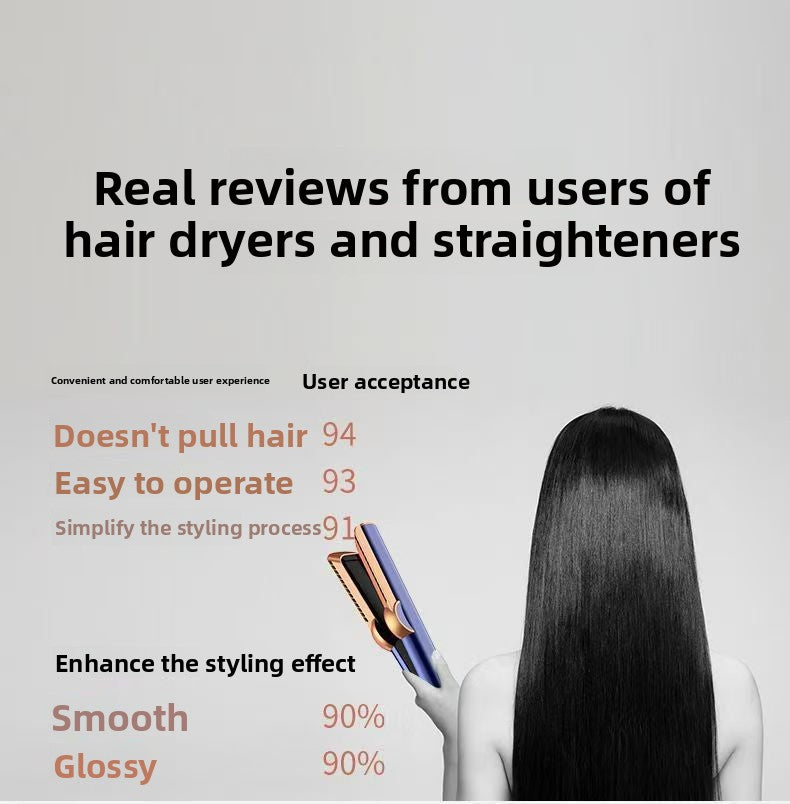 2-in-1 Hair Dryer & Straightener – Brushless Motor Styling Tool