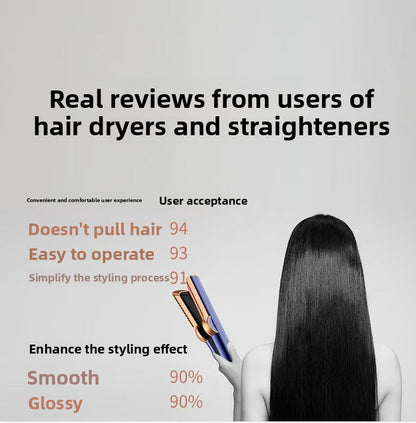 2-in-1 Hair Dryer & Straightener – Brushless Motor Styling Tool