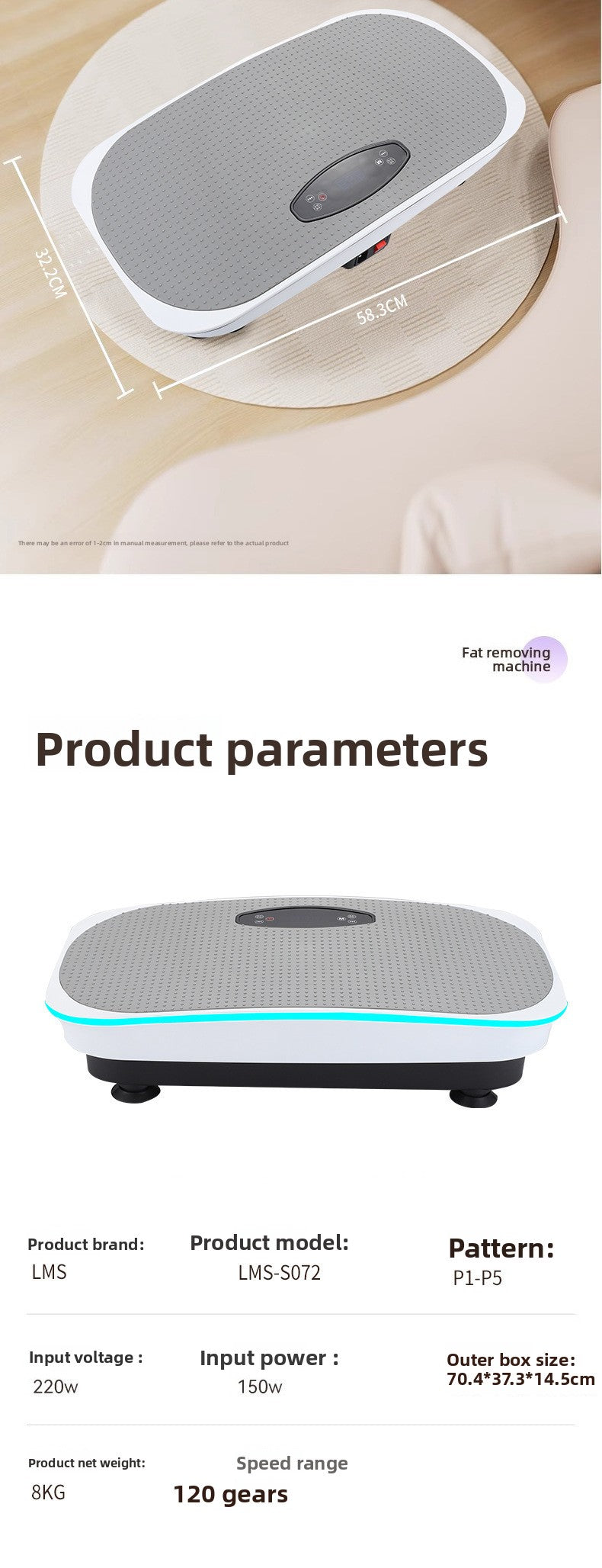 Bluetooth Vibration Fitness Platform – Home Slimming & Exercise Machine (5 Modes)