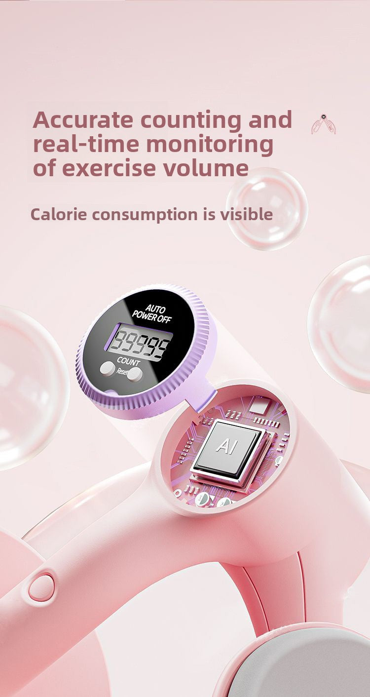Pelvic Trainer & Leg Clamp – Kegel Exerciser with Digital Counter & 360° Rotatio