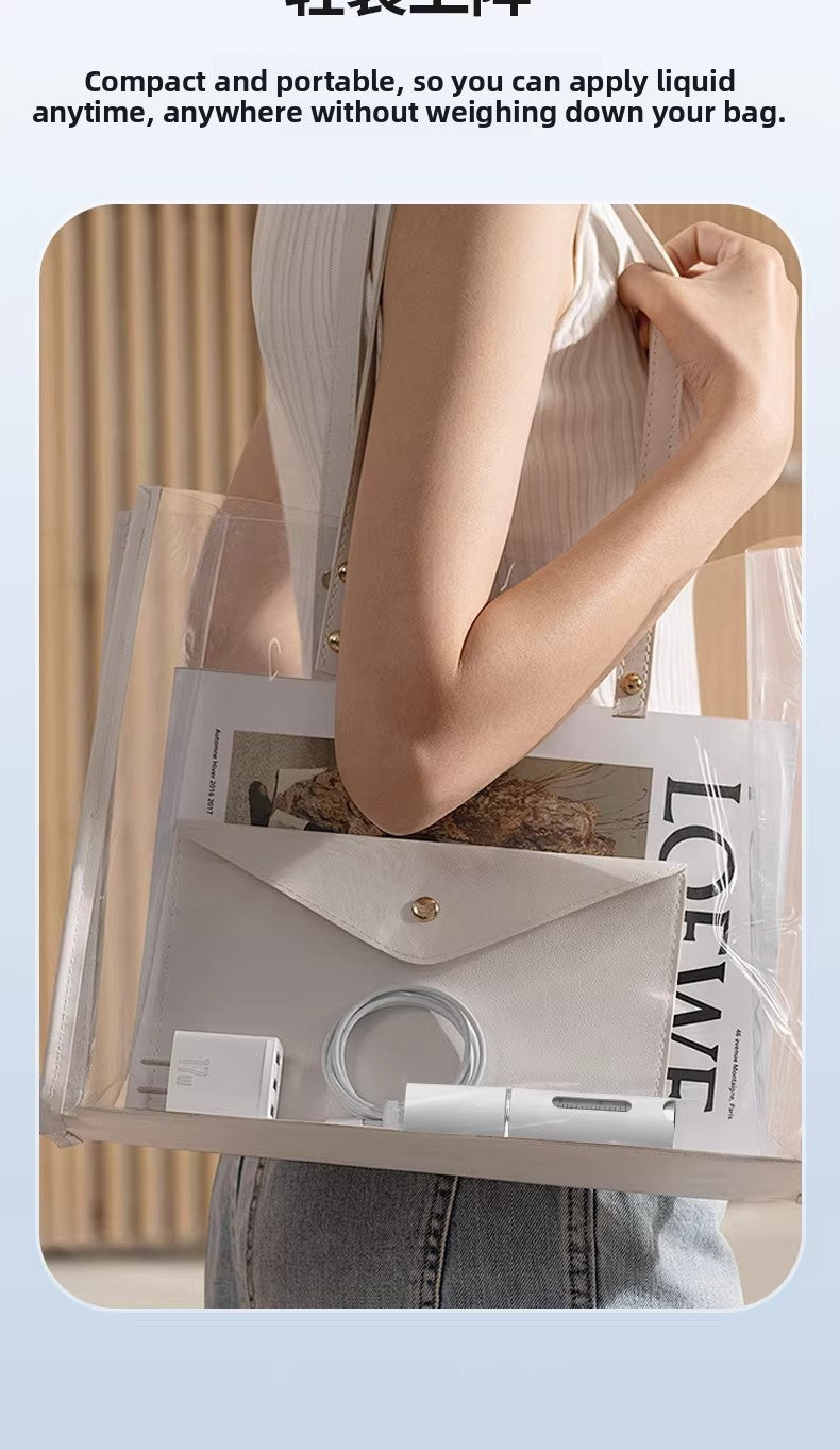 Dual-Chamber Scalp Applicator with Roller Balls