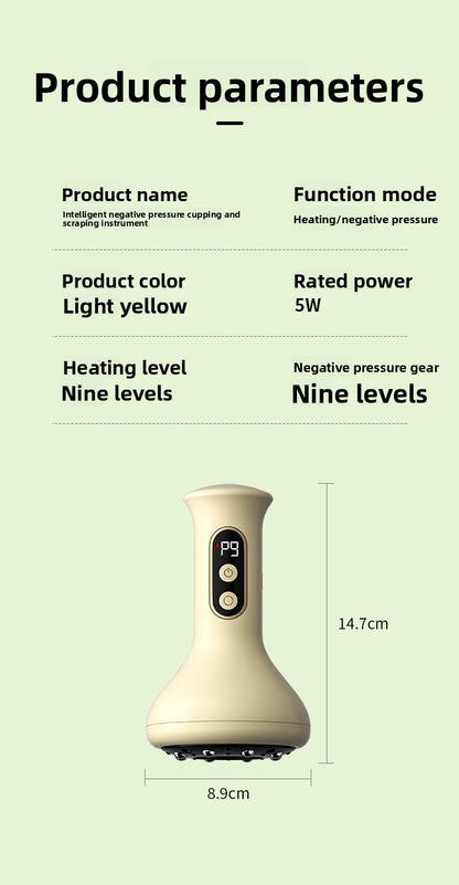 Smart Electric Gua Sha Device – Heated Scraping & Cupping Tool