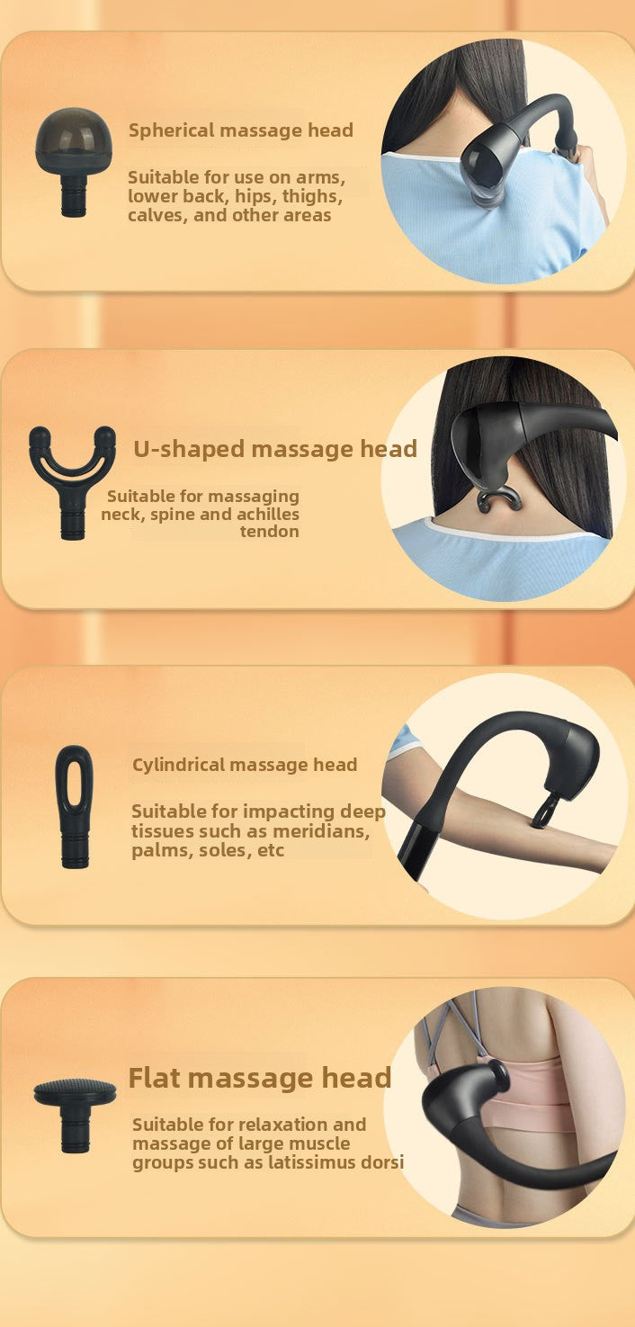 Elbow Fascia Gun Massager – Brushless Deep Tissue Back Massager