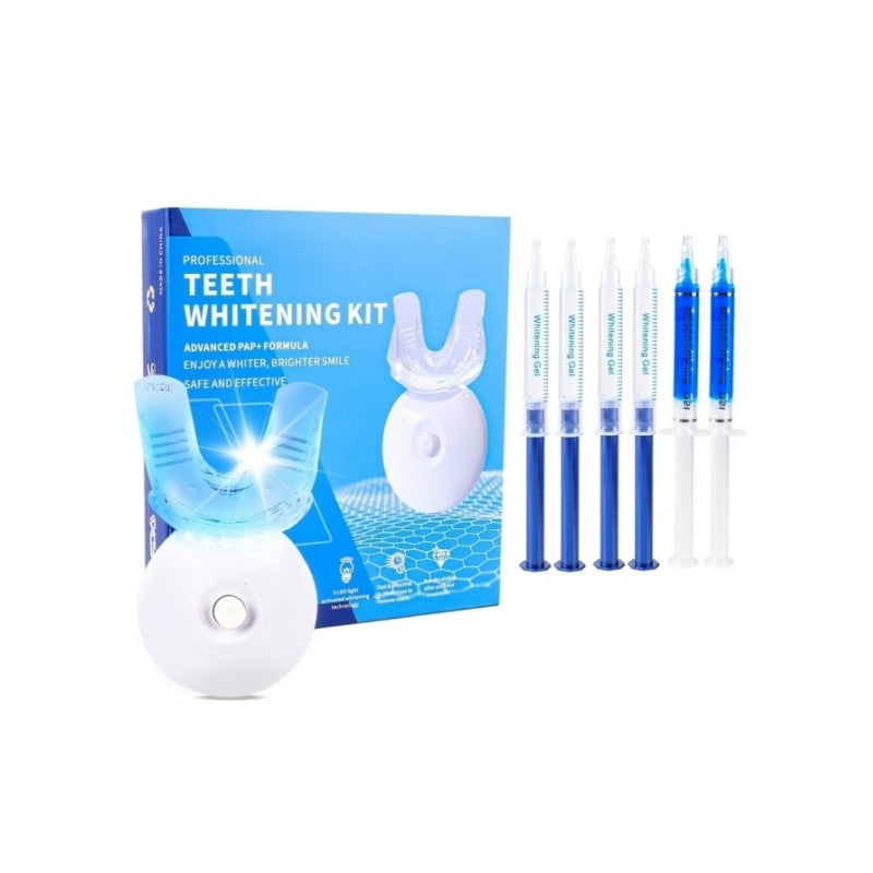 LED Teeth Whitening Kit – 5‑LED Light with Tray & Essence Tubes
