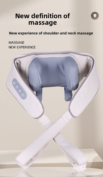 Rechargeable Heating Neck Massager – Kneading Shoulder & Cervical Relief