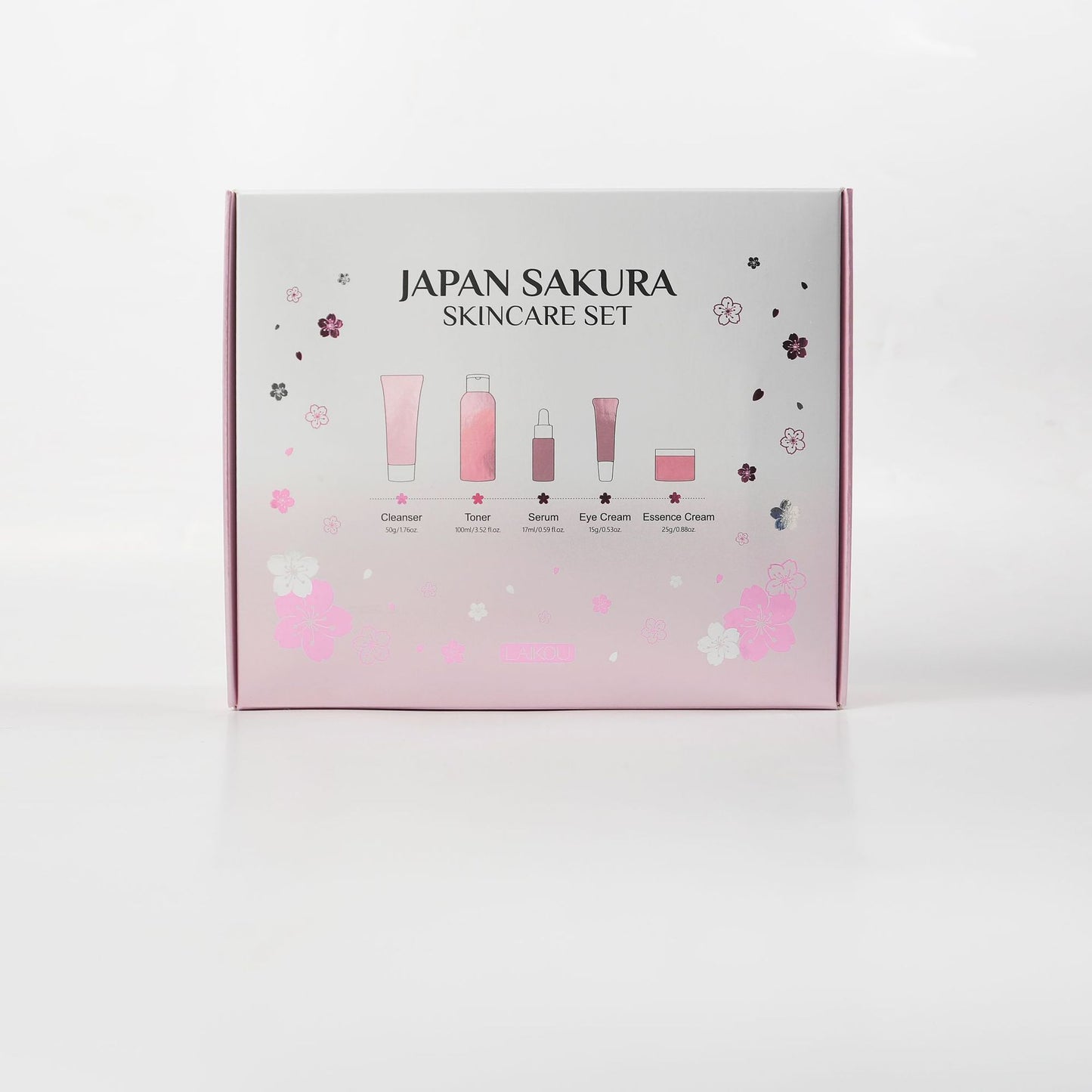 Lecco Japanese Cherry Blossom Skin Care 5-Piece Set