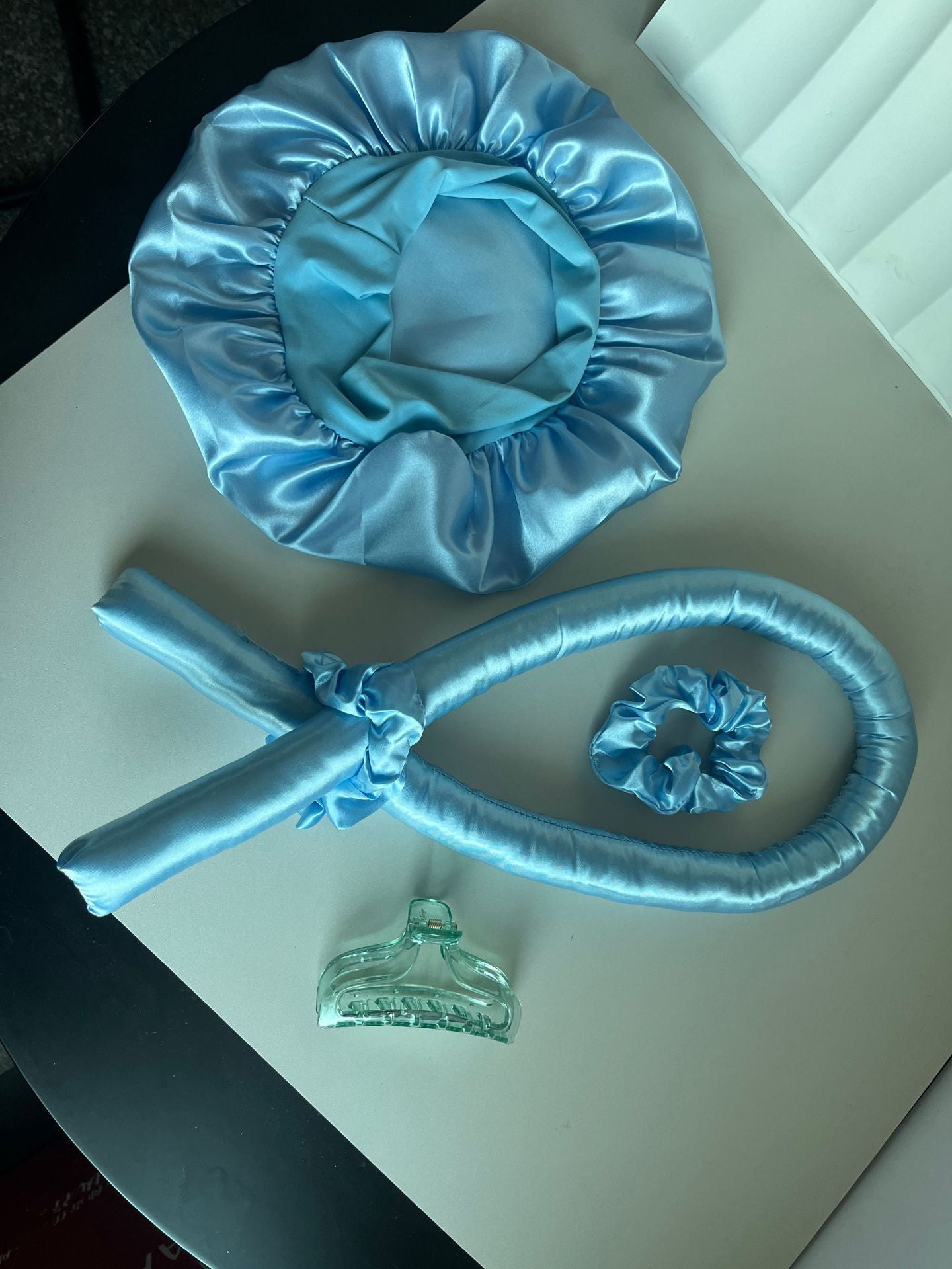 No-Heat Satin Curling Set – Handmade Wave & U-Shaped Hair Curler