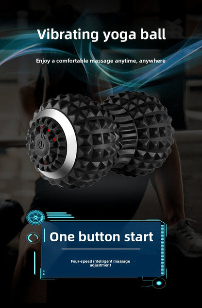 Electric Vibrating Fascia Ball – Dual Ball Muscle Roller