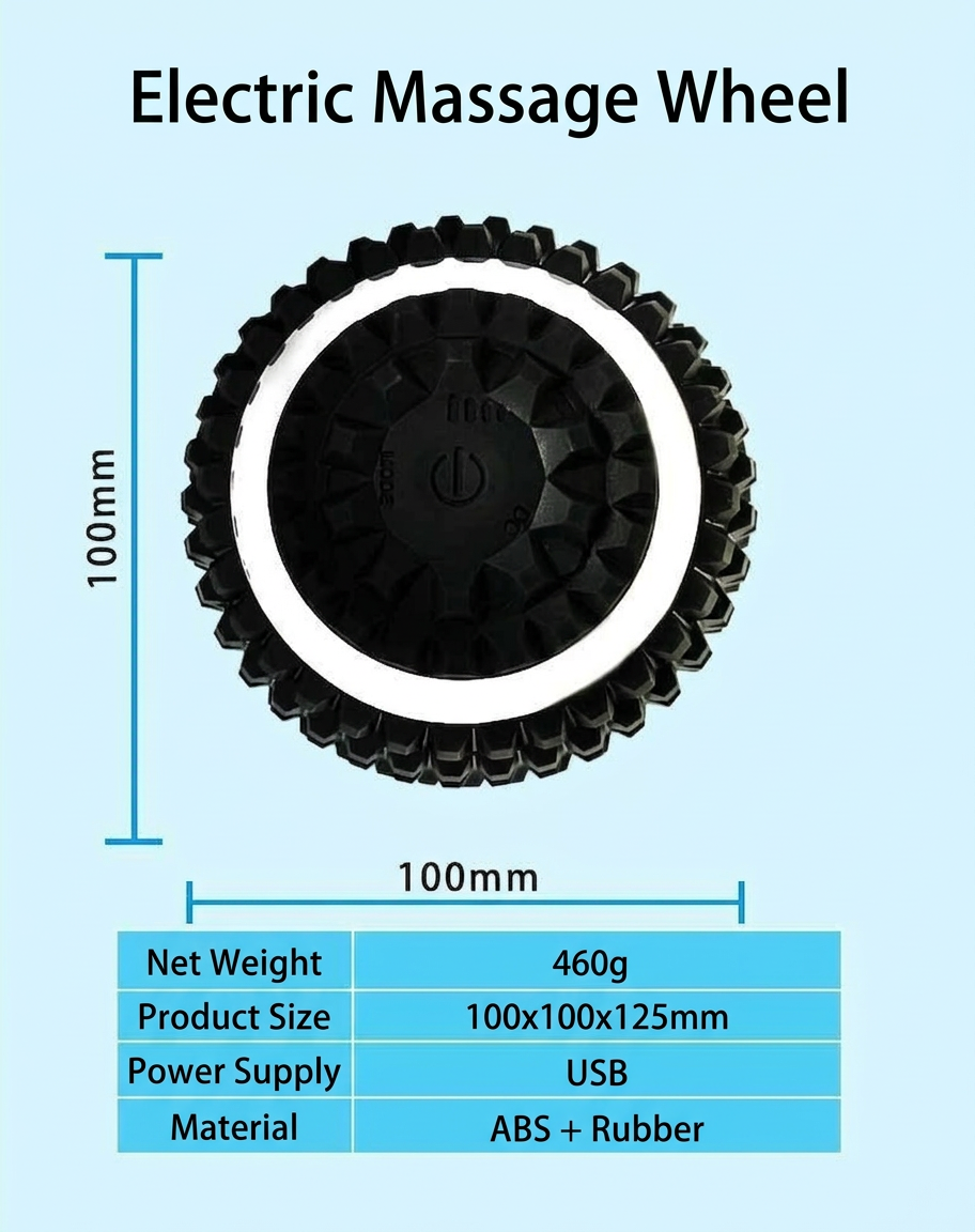 Electric Vibrating Massage Ball – Deep Muscle & Plantar Fascia Roller