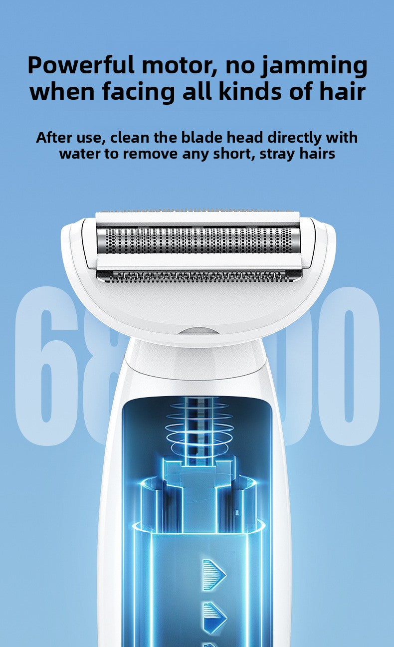 7-in-1 Waterproof Electric Hair Removal Kit – Face, Body & Bikini Trimmer