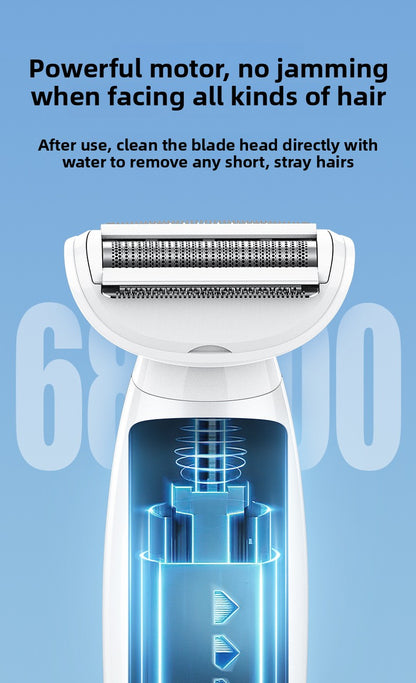 7-in-1 Waterproof Electric Hair Removal Kit – Face, Body & Bikini Trimmer