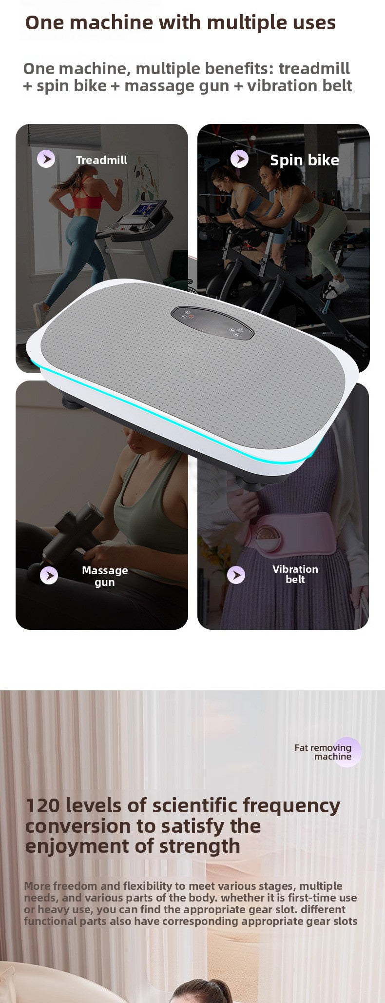 Bluetooth Vibration Fitness Platform – Home Slimming & Exercise Machine (5 Modes)