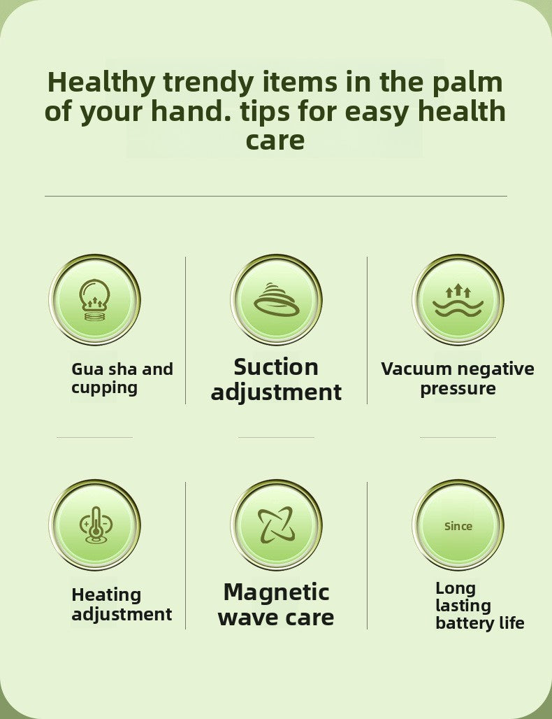 Smart Electric Gua Sha Device – Heated Scraping & Cupping Tool