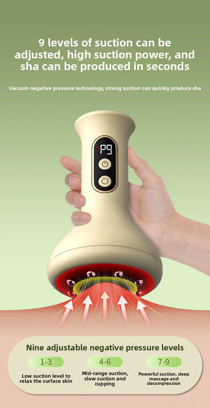 Smart Electric Gua Sha Device – Heated Scraping & Cupping Tool