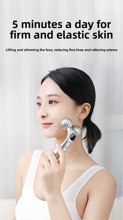 Facial Lifting EMS Massage Roller Device – Firming & Contouring Tool