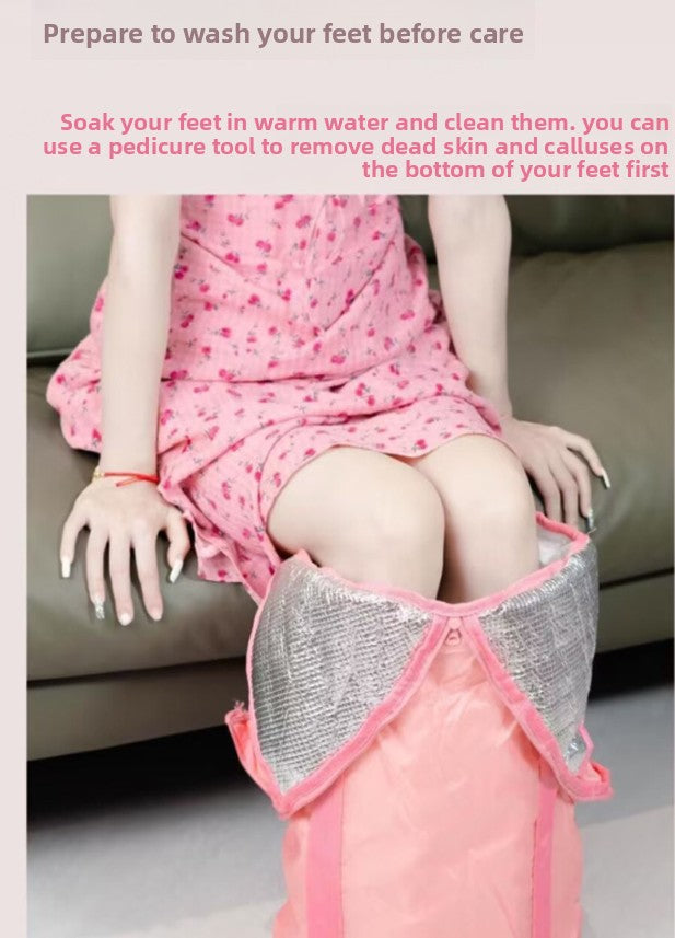 Silicone Moisturizing Heel Socks – Reusable Anti-Crack Foot Sleeve