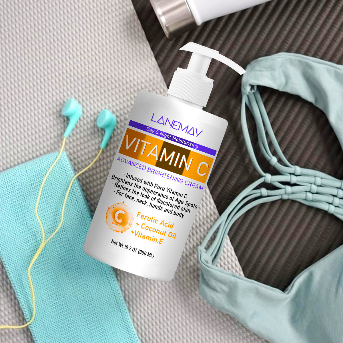 Vitamin C Kojic Acid Body Lotion 300g – Brightening, Hydrating & Firmin