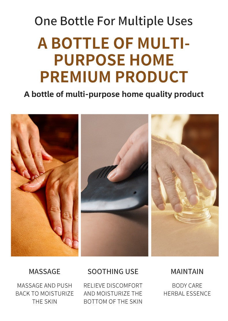 Flowzlax Soothing & Firming Body Massage Oil 240ml – Lavender, Ylang & Ginger, Body Soreness Relief