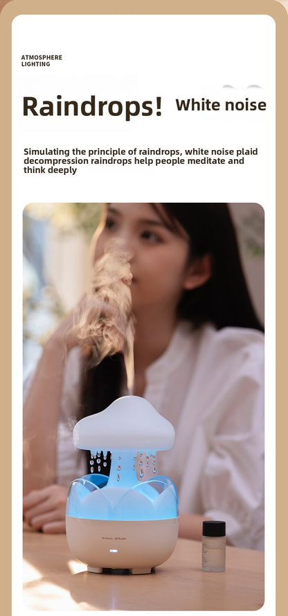 Aromatherapy Essential Oil Diffuser – Ultrasonic Mist & Cozy Ambience