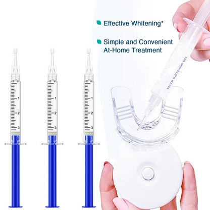 LED Teeth Whitening Kit – 5‑LED Light with Tray & Essence Tubes