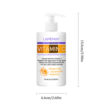 Vitamin C Kojic Acid Body Lotion 300g – Brightening, Hydrating & Firmin