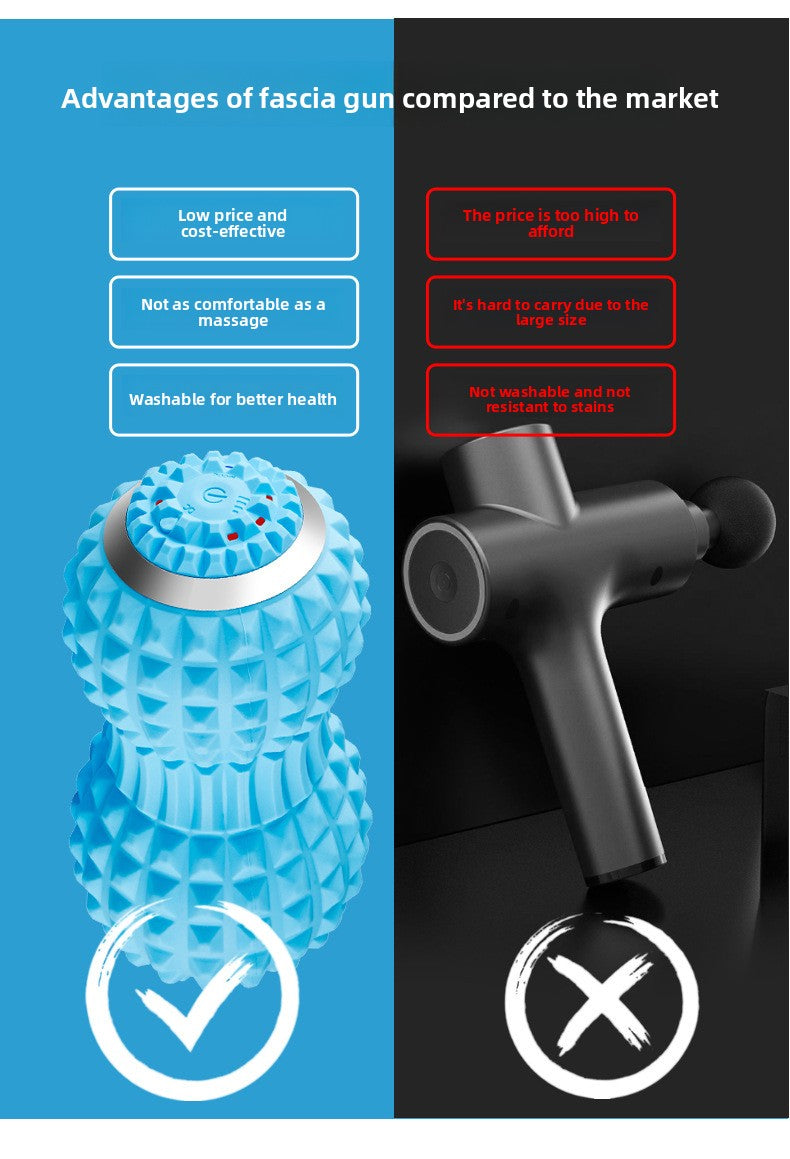 Electric Vibrating Fascia Ball – Dual Ball Muscle Roller
