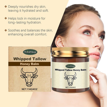 Whipped Tallow Butter and Honey Body Cream 114g