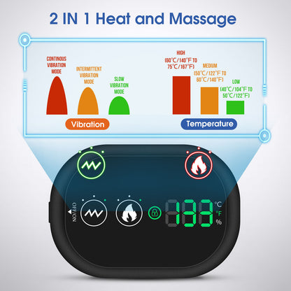 Electric Heating Shoulder Pad – Heat & Vibration Massage Wrap