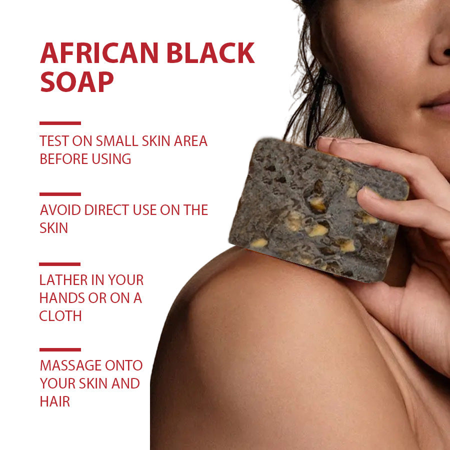African Black Soap with Shea Oil & Coffee Extract 150g
