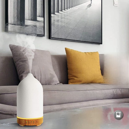 Ultrasonic Aroma Diffuser – Quiet Essential Oil Humidifier