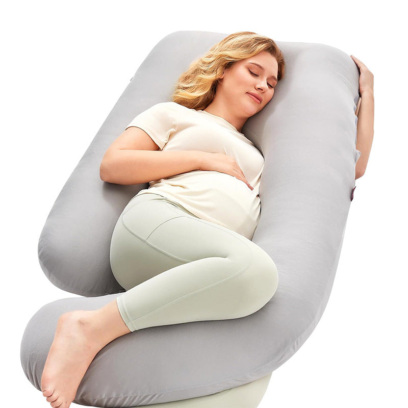 Ergonomic Pregnancy Maternity Pillow – Full Body Side Sleeper Support