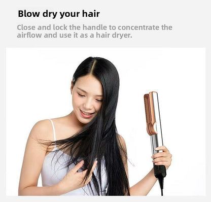 2-in-1 Hair Dryer & Straightener – Brushless Motor Styling Tool