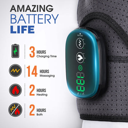 Electric Heating Shoulder Pad – Heat & Vibration Massage Wrap