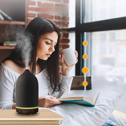Ultrasonic Aroma Diffuser – Quiet Essential Oil Humidifier