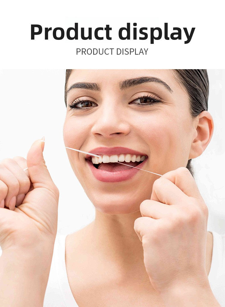 Biodegradable Dental Floss with Stainless Steel Case – Corn & Bamboo Charcoal Options (30m)