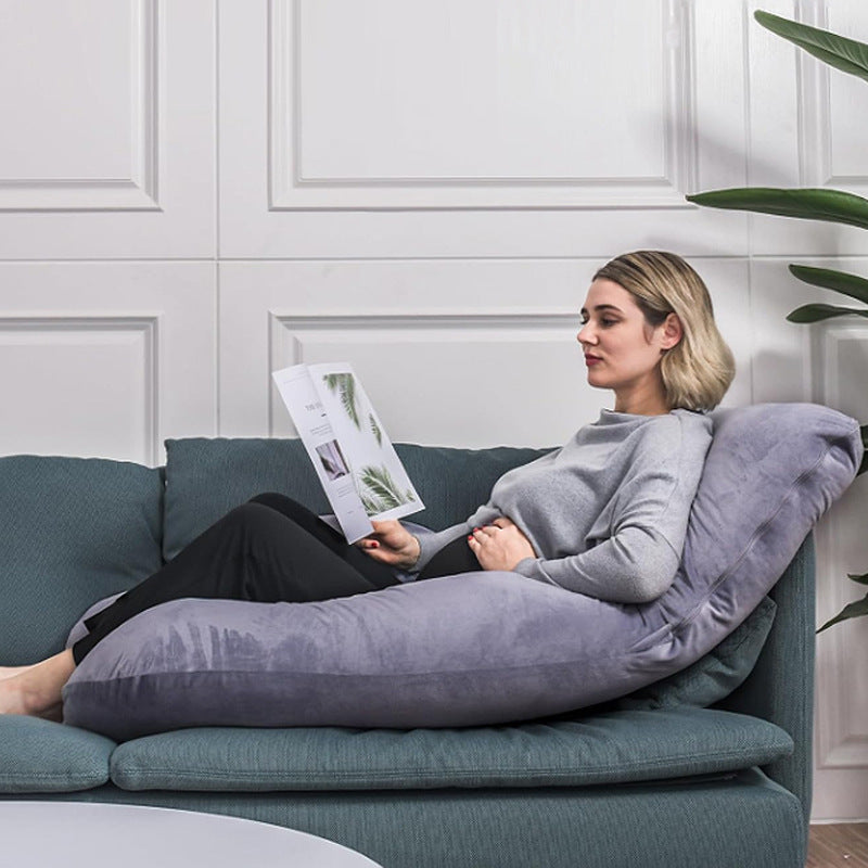 Ergonomic Pregnancy Maternity Pillow – Full Body Side Sleeper Support