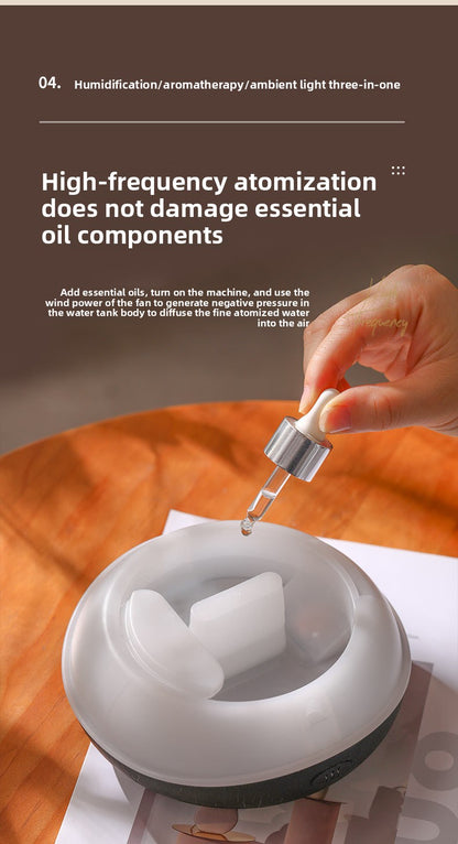 Aroma Diffuser – Simulated Flame Ultrasonic Humidifier (200 ml)