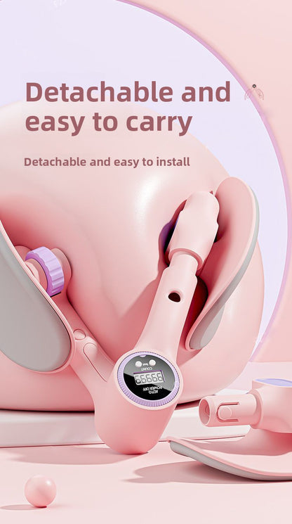 Pelvic Trainer & Leg Clamp – Kegel Exerciser with Digital Counter & 360° Rotatio