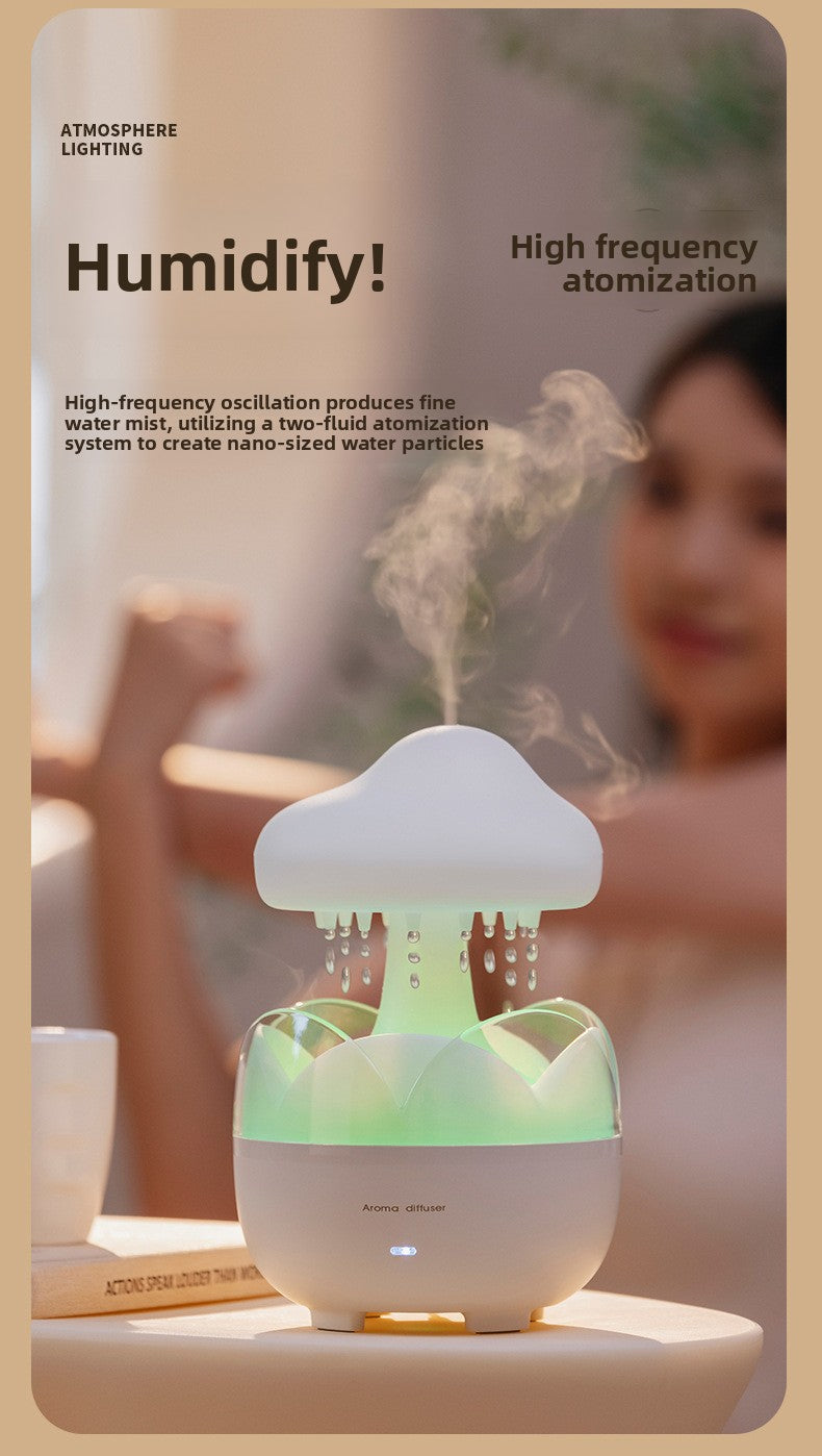 Aromatherapy Essential Oil Diffuser – Ultrasonic Mist & Cozy Ambience
