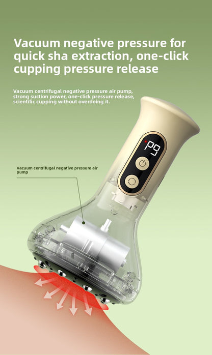 Smart Electric Gua Sha Device – Heated Scraping & Cupping Tool