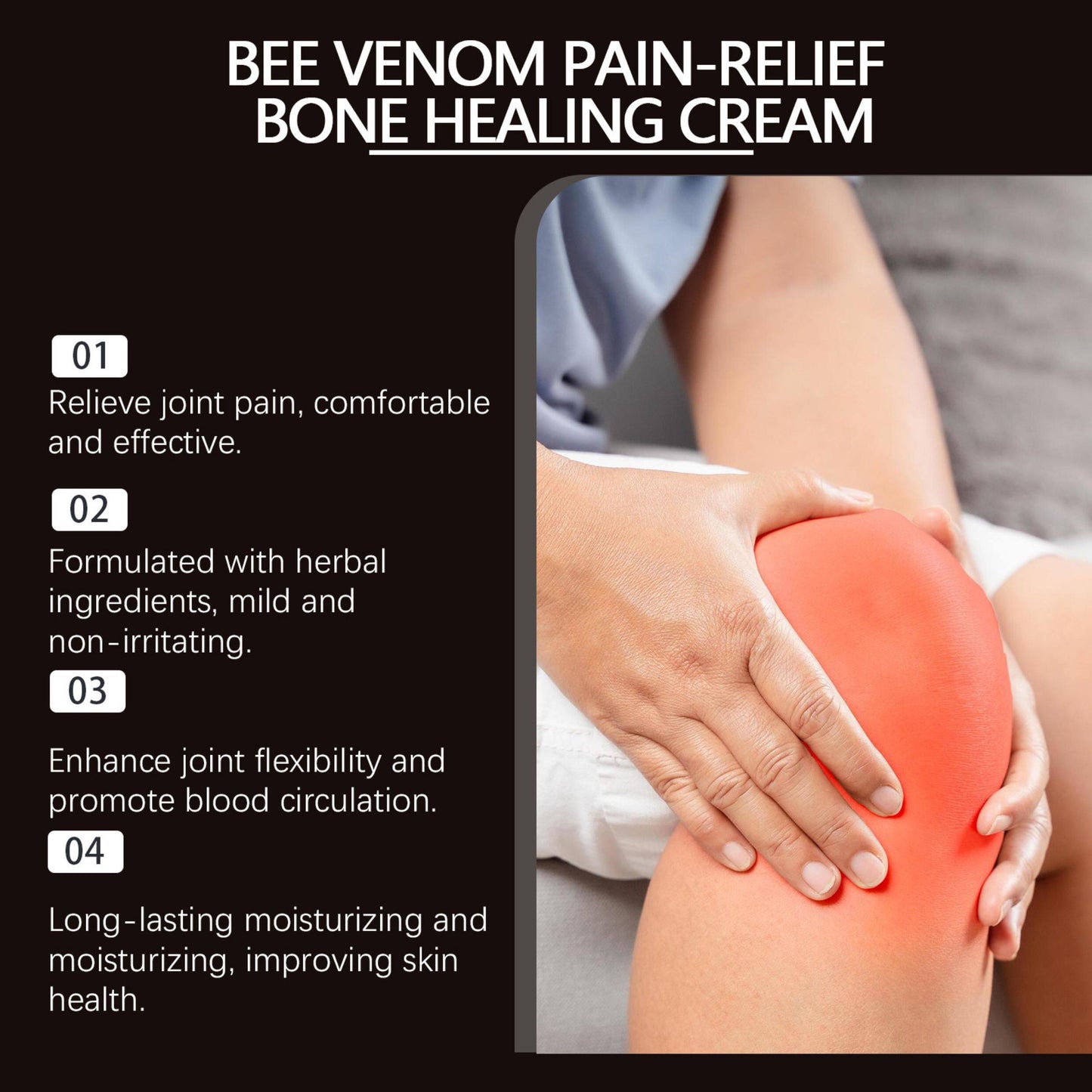 South Moon Bee Venom Joint Comfort Cream – Soothing Balm for Stiff, Tired Joints