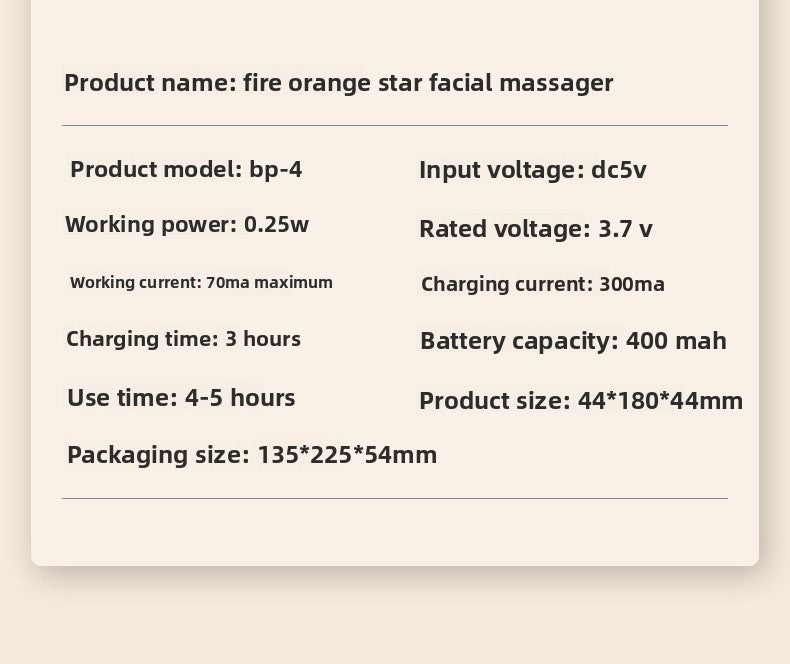 LED Facial Massager Wand – Lifting, Firming & Soothing Skin Device