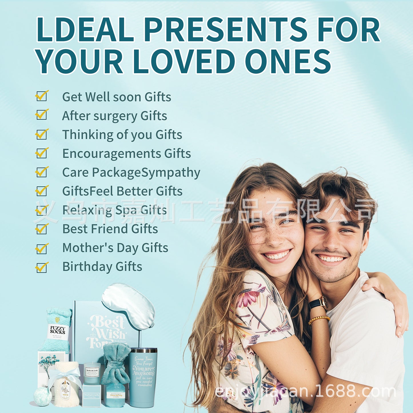 Scented Candle & Spa Gift Set – Candle, Handmade Soap, Eye Mask & Towel