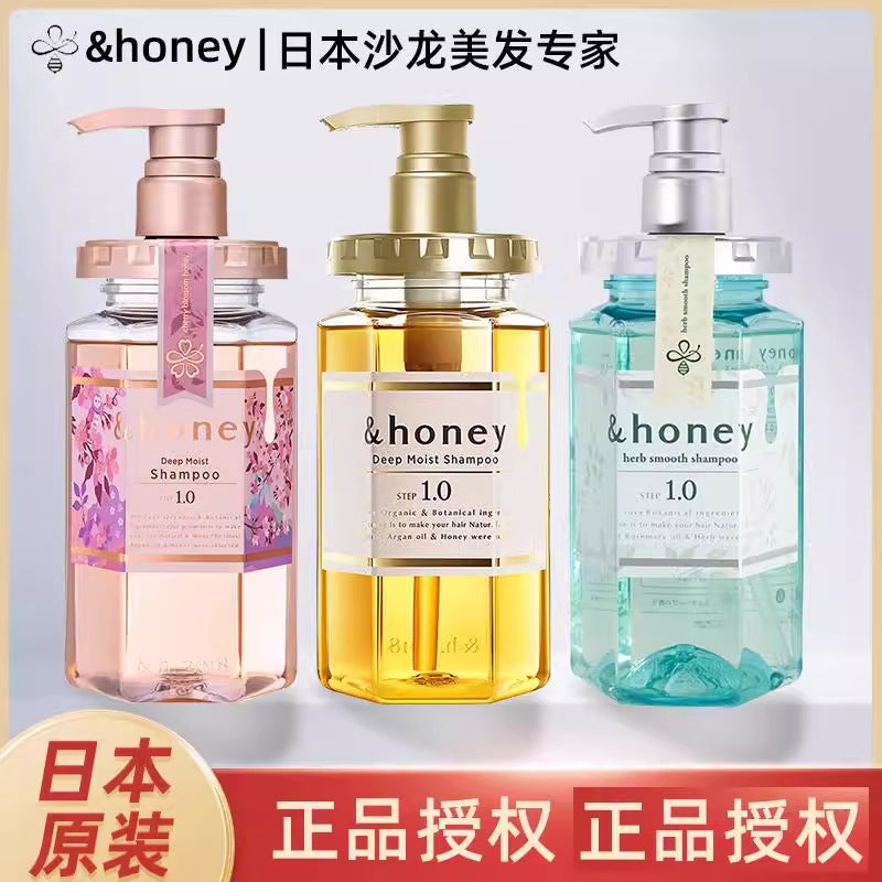 Antti Hanako Honey Shampoo Conditioner Female Oil Control Fluffy Moisturizing Repair Honey Sakura Hair Care Oil