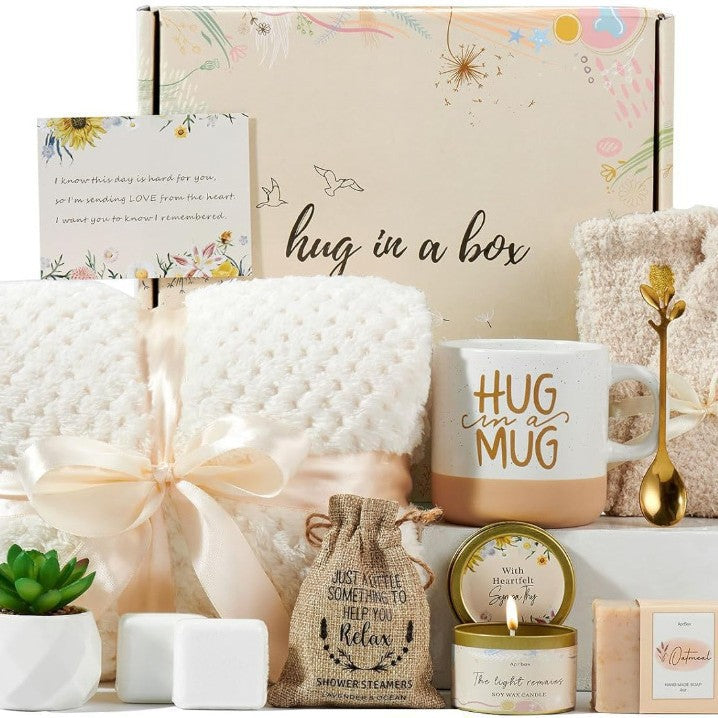 “Not a Day Over Fabulous” Spa & Birthday Gift Box – Candle, Mug, Blanket & Self‑Care Set, view 20