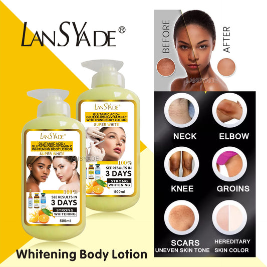 Cross-border VC Glutathione Body Lotion 500ml Facial Nourishing, Firming, Brightening, Moisturizing Body Lotion Foreign Trade Wholesale