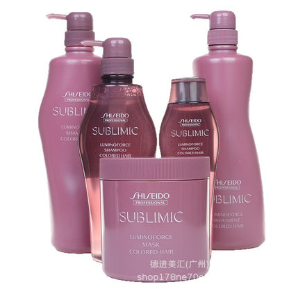 Shiseido Sublimic Luminoforce Set – Color Care Shampoo, Treatment & Hair Mask
